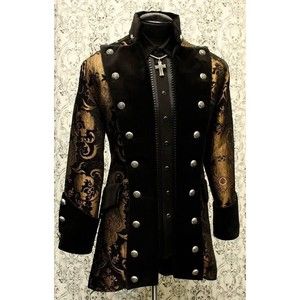 Shrine Of Hollywood Pirate Costume Versailles Gothic Punk Coat Jacket Sz Small